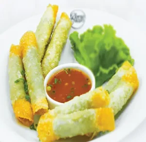 Basil Prawn Rolls
